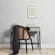 image 3 of Lines Maze Wallpaper in Soft Grey and Silver Multi