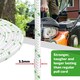 image 2 of SPARES2GO Pull Cord 3.5mm x 100m Starter Rope Recoil Lawnmower Chainsaw Strimmer Blower