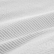 image 5 of Bianca Seersucker Woven Stripe 180 Thread Count Cotton Duvet Cover Set | Grey | Double