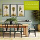 image 2 of Nicholas Winter Beech Wooden Scandi Danish Style Dining Chair - Natural - Solid Wood Chair Armchair Dining Chair Club Chair Side Chair Cream