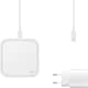 image 4 of Samsung White 15W Qi Wireless Charging Pad with EU Plug - EP-P2400TWEGEU