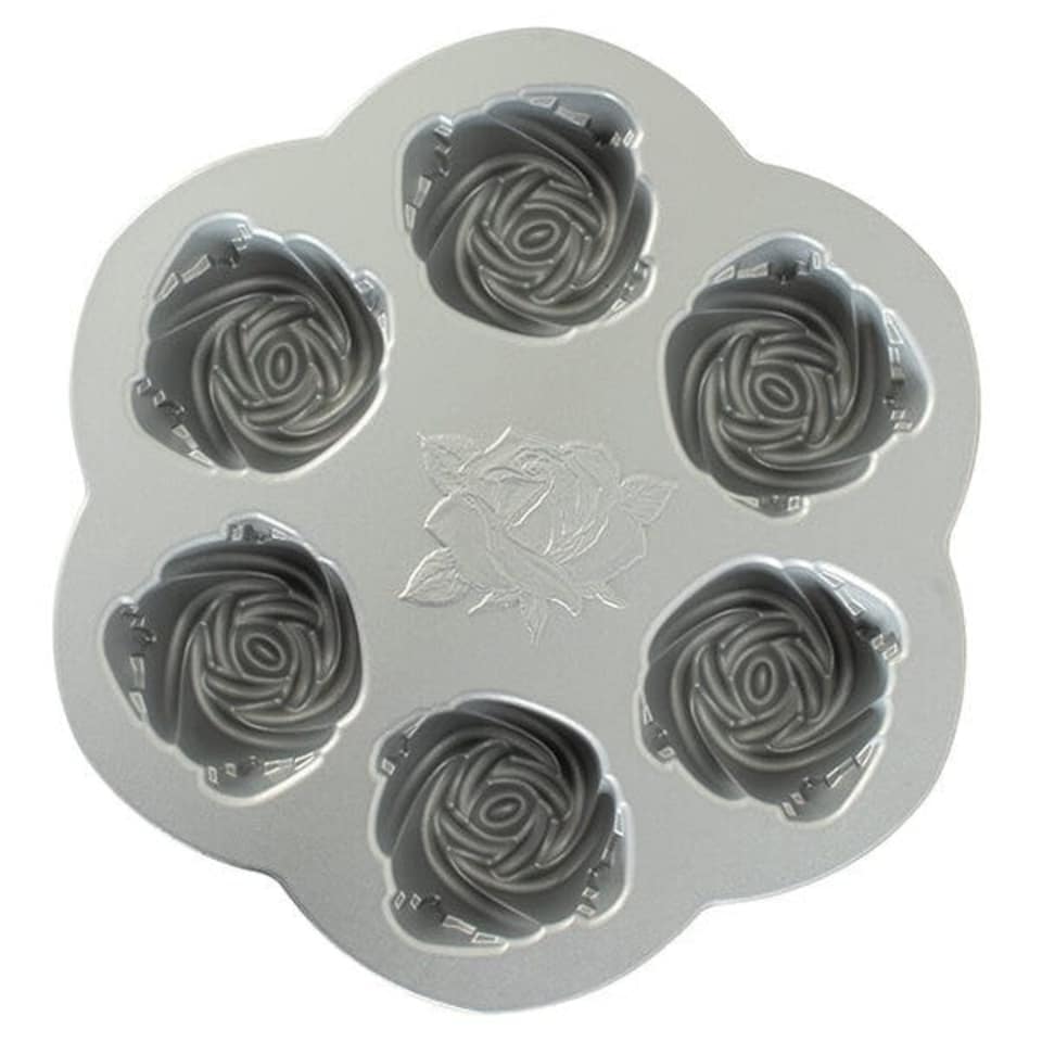 image 1 of Nordic Ware Toffee Rose Bud Cake Pan