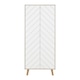 image 2 of Dixie 2 Door Wardrobe - L47 x W78 x H182.5 cm - Dusty Grey/White White