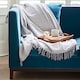 image 1 of Chevron Recycled Cotton Throw