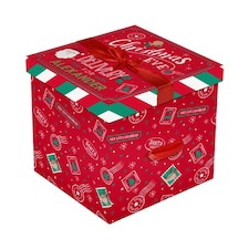 Pack of 6 Square Flat Pack Christmas Eve Delivery Boxes