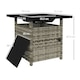 image 5 of Outsunny 50,000 BTU Rattan Fire Pits for Garden, Fire Pit Table