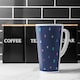 image 2 of Hipster Pattern Latte Mug