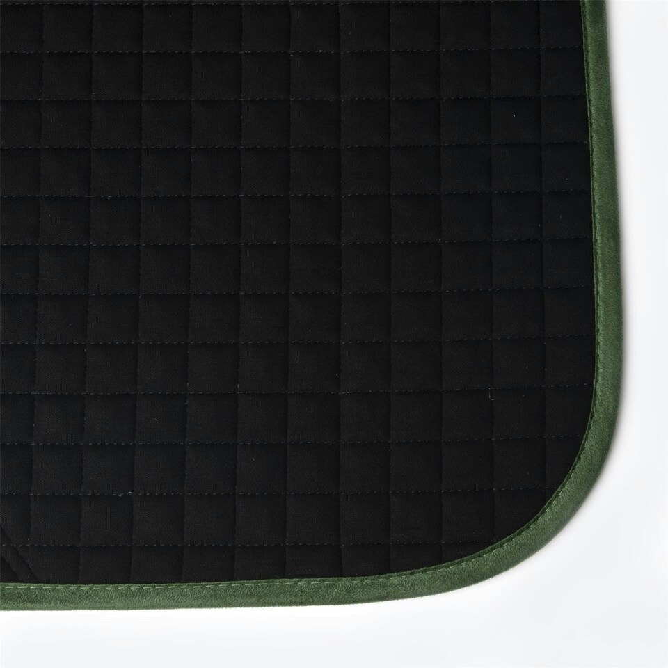image 1 of LeMieux Suede Dressage Square Blue | X-Large