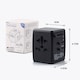 image 7 of World Travel Adaptor with USB Ports - UK EU AU US Universal Plug - Daffodil WAP150