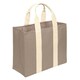 image 1 of Brand Lab Wrap Canvas Tote Bag - Mushroom/Natural - One Size Brown
