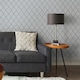image 2 of NuWallpaper NU1701 Arrowhead Peel & Stick Wallpaper, Deep Blue Multi