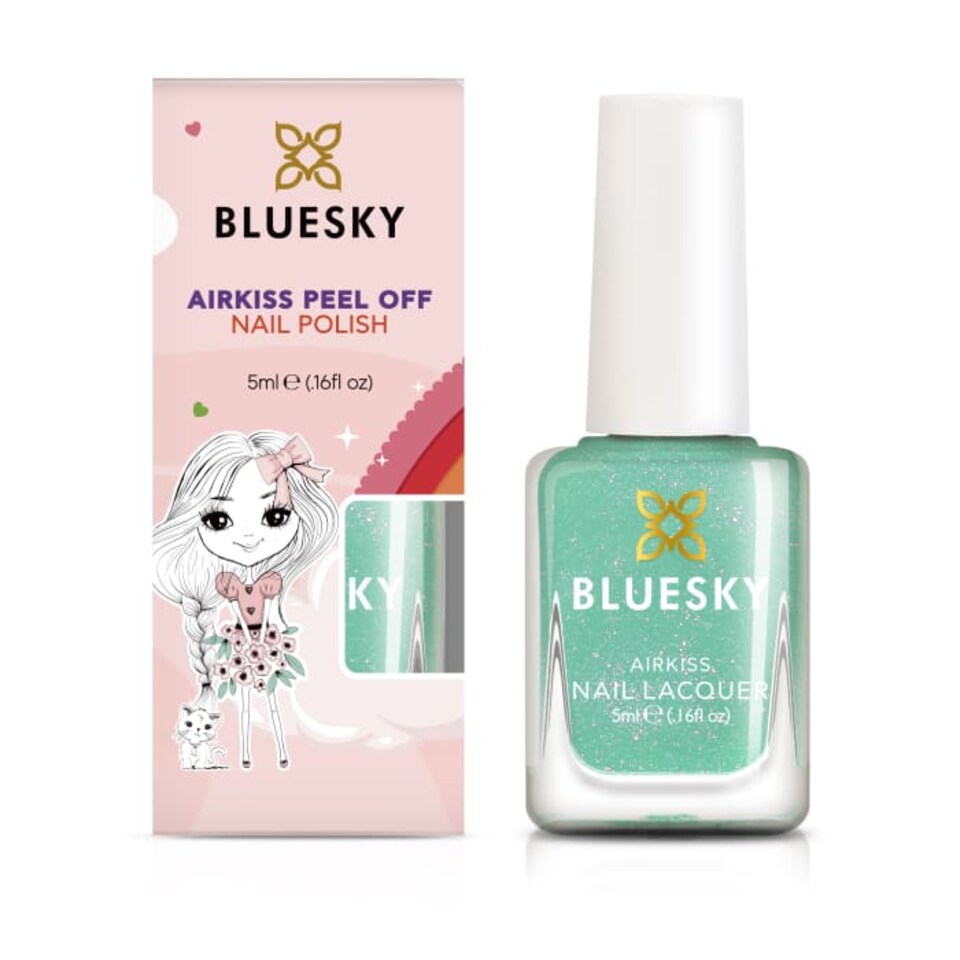 image 1 of Bluesky Blue Nail Polish - Turquoise Splash