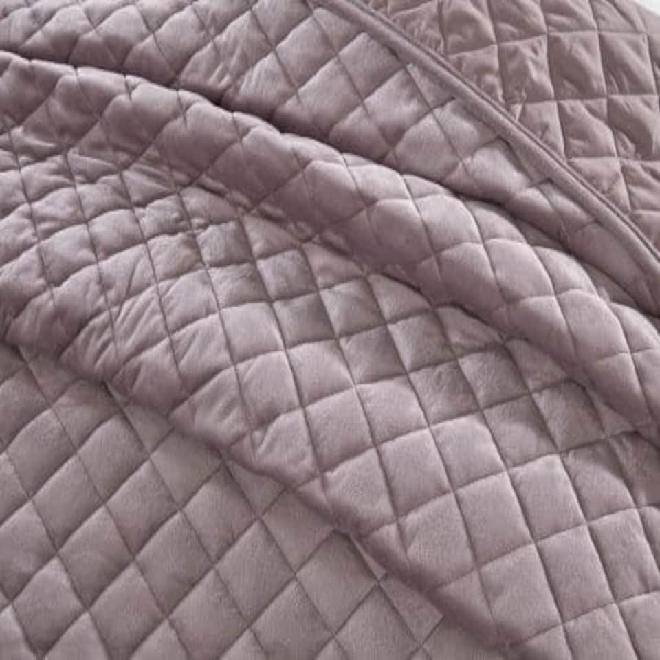 image 1 of Banbury Bedspread Heather Pink | Pink