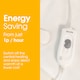 image 3 of Abode AESB1001 Single Electric Blanket 60W Heated Underblanket White 3 Heats