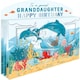 image 1 of Spectacular 3D Under The Sea Granddaughter Birthday Card