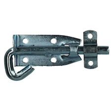 4" Galvanised Padbolt Gates Garages Shed Doors Latch Lock Screws Padlock Silver