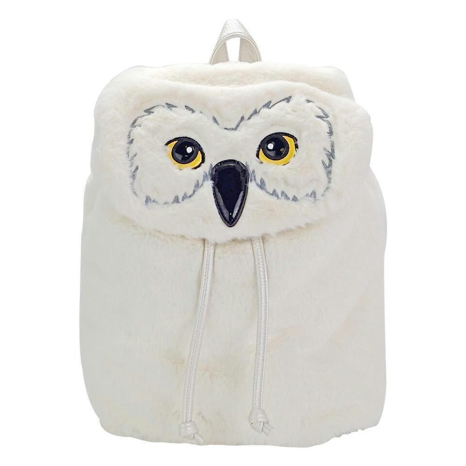 image 1 of Danielle Nicole Harry Potter Hedwig Fluffy Backpack - White - One Size