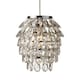 image 1 of Pineapple - Chrome and Clear Jewelled Pendant Lightshade | Clear | Chrome | Medium | 1