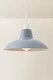 image 4 of ValueLights Civic Pair Dark Grey Ceiling Pendant Shades | Grey