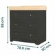 image 5 of Tutti Bambini Rio Chest Changer - Slate/Oak