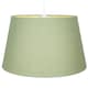 image 2 of Traditional 14 Inch Olive Green Linen Drum Table/Pendant Lampshade 60w Maximum | Green | Olive Green | 1