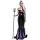 image 2 of The Little Mermaid Womens/Ladies Evil Sea Witch Costume Dress - Black - 16 UK - 18 UK One Size