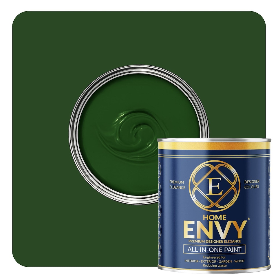 image 1 of ENVY All-in-One Paint - High Coverage Multi Surface Paint for Walls, Wood & Furniture  - Racing Green Heritage - 2.5L - Matt