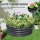 image 5 of Outsunny Galvanised Planter with Gloves, 120 x 120 x 43cm, Dark Grey 