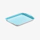 image 1 of Zeal Melamine Mini Tray, Gingham Pattern, 18 x 14 cm, Aqua