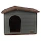 image 2 of URBNLIVING Plastic Dog House Outdoor Pet Kennel Shelter | Multi | Brown/Green | M | 1