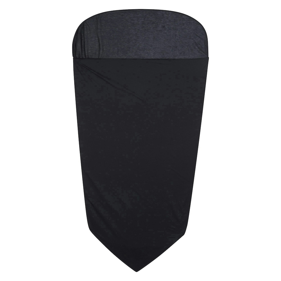 image 1 of Mountain Warehouse Thermal Mummy Breathable Sleeping Bag Liner Camping Hiking Black