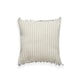 image 2 of BHS Cotton Pin Stripe Cushion with Fringe, Grey
