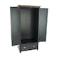image 5 of Core Products Dunkeld 2 Door, 1 Drawer Wardrobe - Midnight Blue, H190.0cm x W90.0cm x D55.0cm Blue