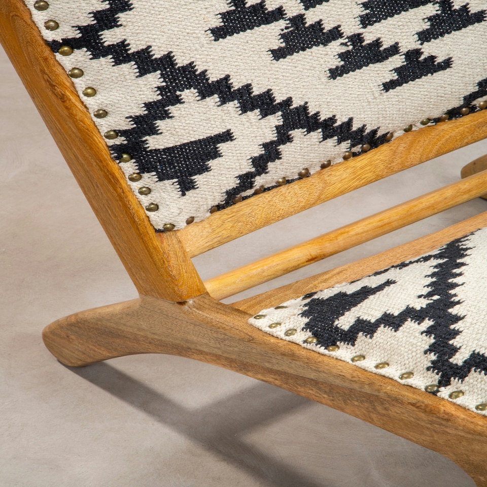 image 1 of Interiors by Premier Cefena Berber Style Chair Multi