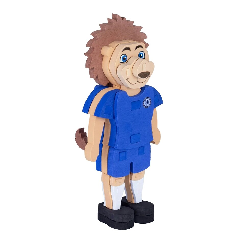 image 1 of Chelsea FC Foam Mascot Puzzle - Blue/Brown/White - One Size