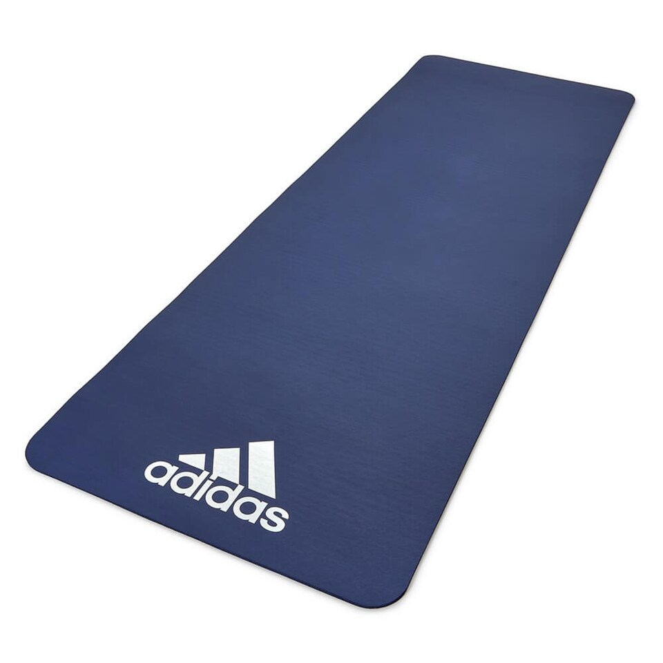 image 1 of Adidas 7mm Fitness Mat, 173 x 61 cm, Blue | Blue | Blue | 173 cm (L) x 61 (W) x 0.7 (H)