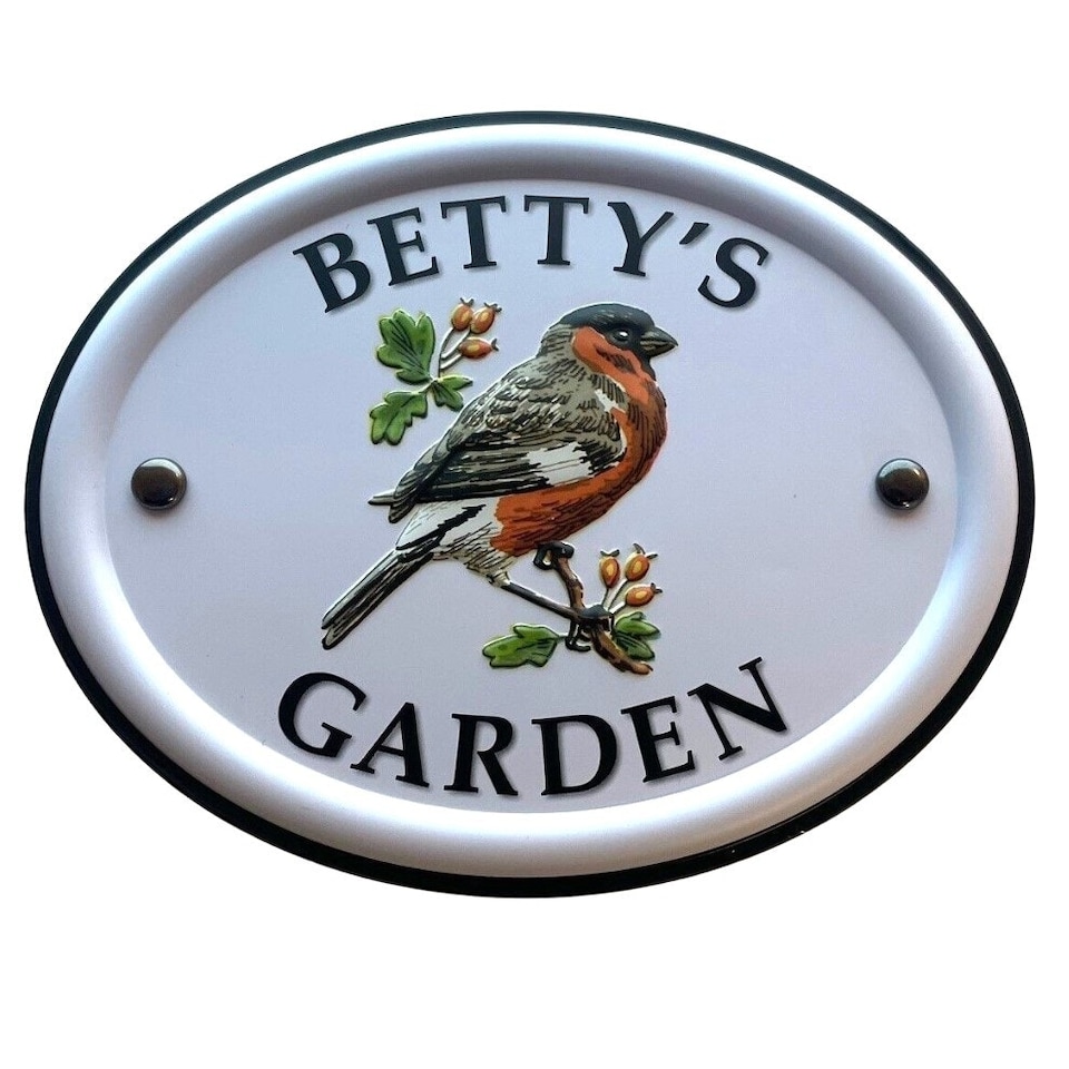 Decorative Bird Garden Sign - Betty