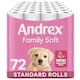 image 7 of Andrex Family Soft Toilet Tissue 72 Rolls (Previously Andrex Gentle Clean) Gentle on your FamilyÕs skinÐ Bulk Pack of 72 Toilet Rolls, FSC Certified