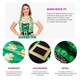 image 2 of Irish Shamrock Dress & White Stockings | Green | L