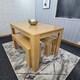 image 10 of Dining Table and 2 Benches Oak Effect Table With 2 Benches Dining Room Furniture | Brown