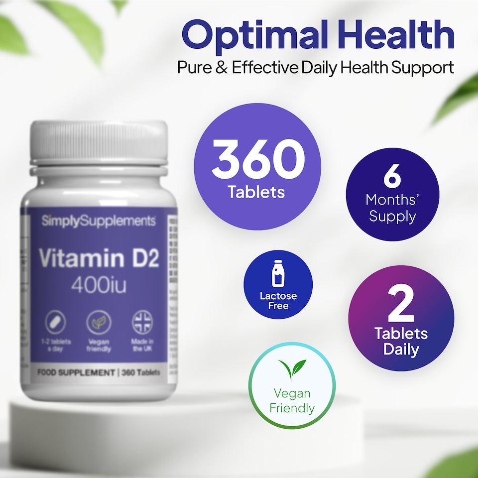 image 1 of Vitamin D Tablets 400iu