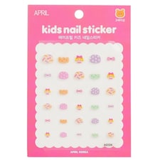 April Kids Nail Sticker - # A013k - 1pack Multi