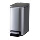 image 1 of Living and Home 6L Smudge-Resistant Rubbish Bin With Foot Pedal | Silver