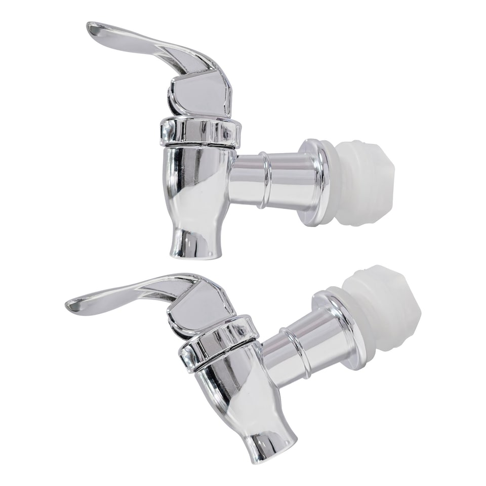 image 1 of Rink Drink Drinks Dispenser Spouts - Chrome - Pack of 2