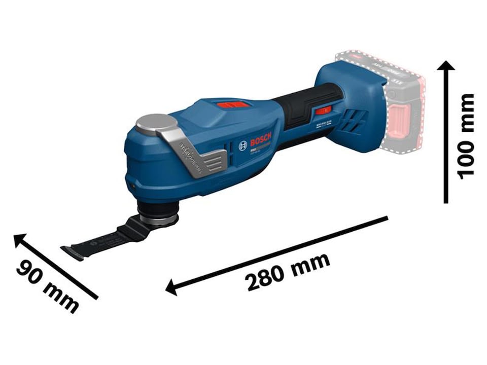 image 1 of Bosch GOP18V-30 Professional Multi Tool 18V - 06018G3000 - Bare Unit for Versatile Cutting