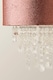 image 5 of ValueLights Bonita Pair Pink Glitter Droplets Shades and Bulbs