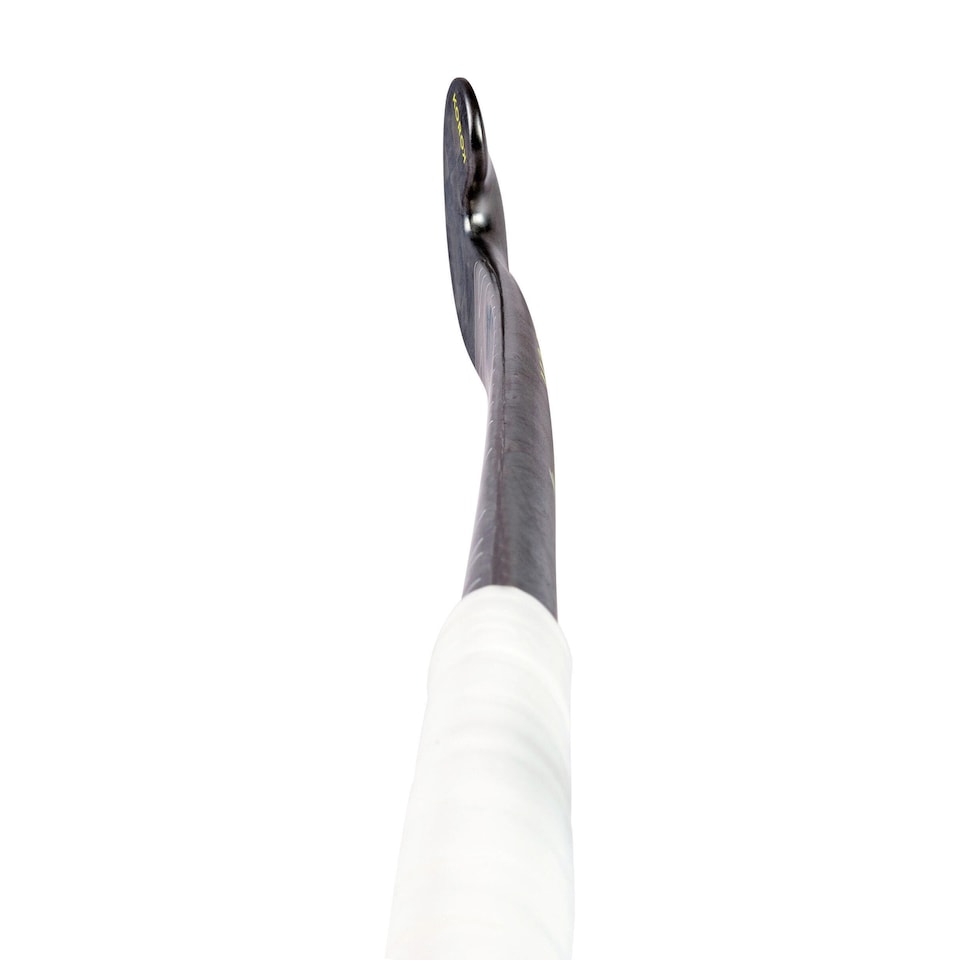 image 1 of Decathlon Adult Advanced 95% Carbon Low Bow Field Hockey Stick FH995 - Grey/Yellow