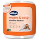 image 1 of Silentnight Warm And Cosy Double Decker Duvet - 18 Tog | White | SuperKing
