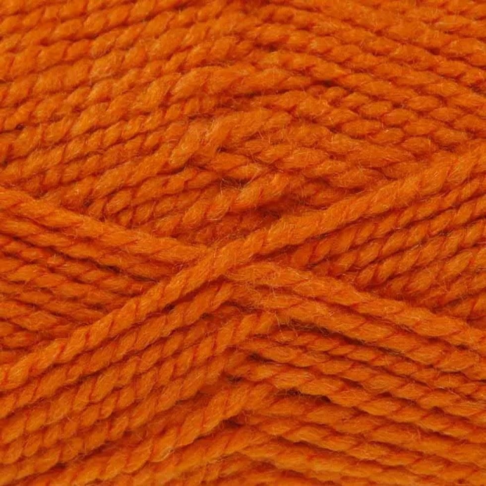 King Cole Orange Big Value Chunky Yarn (Value Pack 12 x 100g Balls) For Crochet, Knitting - 152m per ball