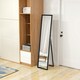 image 8 of HOMCOM Floor Mirror Wall Mounted Leaning Standing Mirror 37 x 157cm Black
